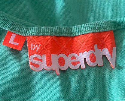 SuperDry Printed Vest Top Size L. Pre-loved