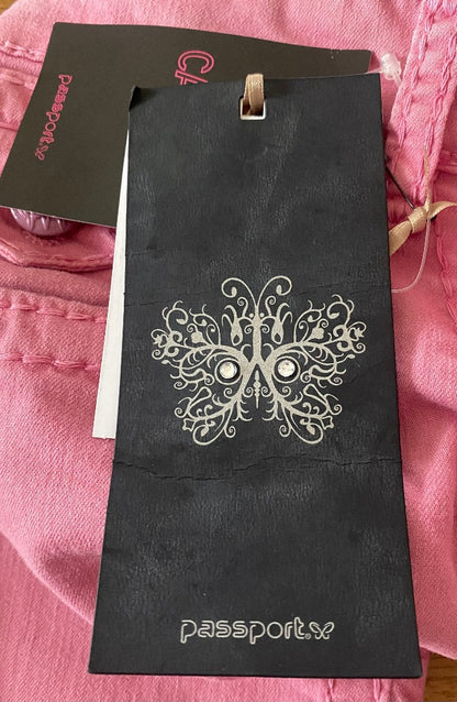 Passport Pink Jeans size UK8 - NEW with Tags