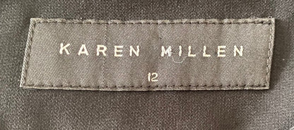 Vintage Karen Millen Black Dress - size UK12 - Pre-loved