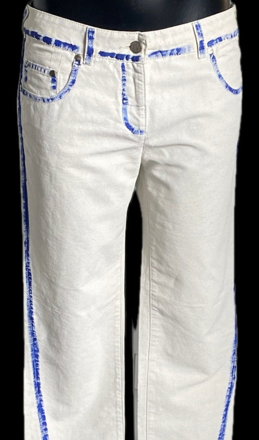 Alexander McQueen White Jeans Size W34x29.- Pre-loved