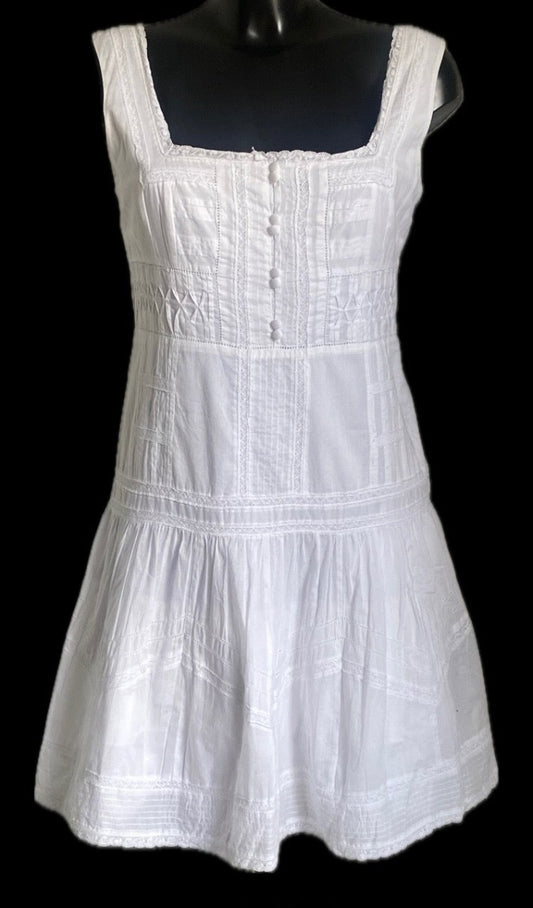 Vintage Karen Millen White Dress - size UK12 - Pre-loved