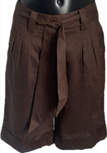 Vintage Sticky Fingers Brown Shorts size UK10 - NEW