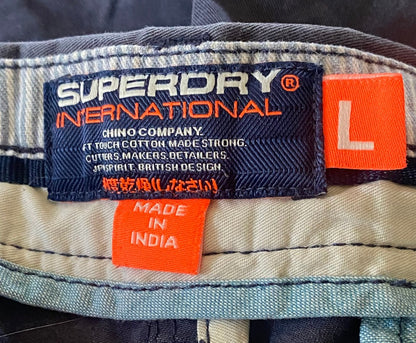 SuperDry Navy Shorts Size L - Pre-loved