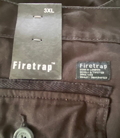 Firetrap Black Cargo Shorts - Size 3XL NEW with Tags