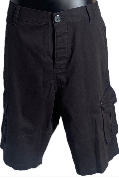 Firetrap Black Cargo Shorts - Size 3XL NEW with Tags