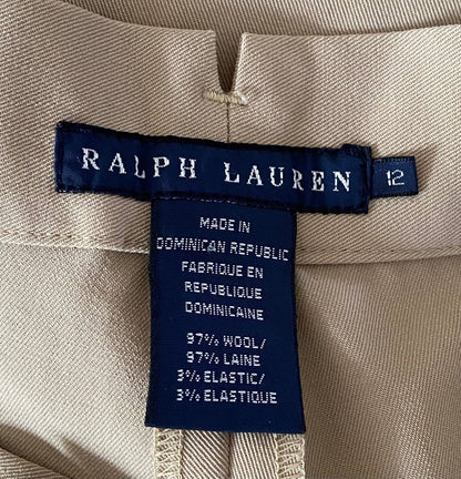 Ralph Lauren Beige Trousers size UK12- Pre-loved