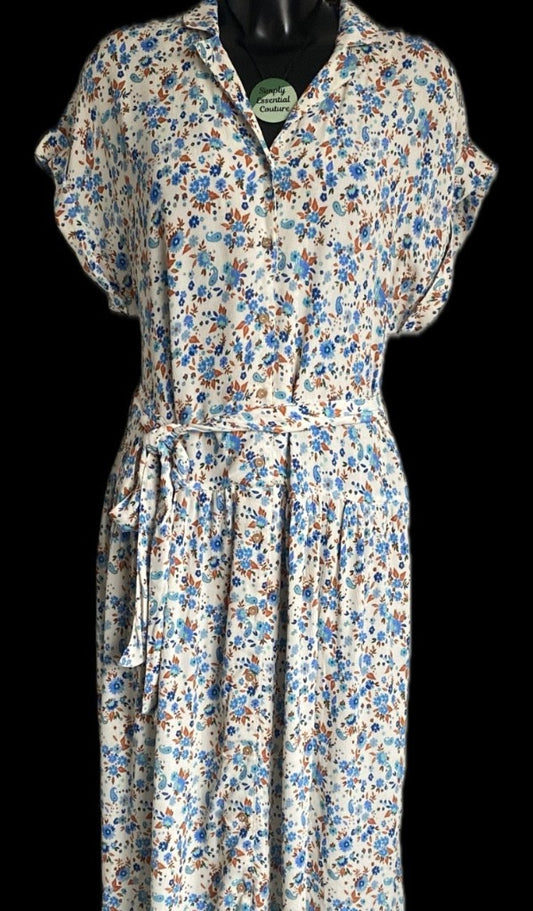 EAST Cream Dress size S  NEW with Tags