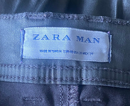 ZARA MAN Black Shorts W32 - Pre-loved