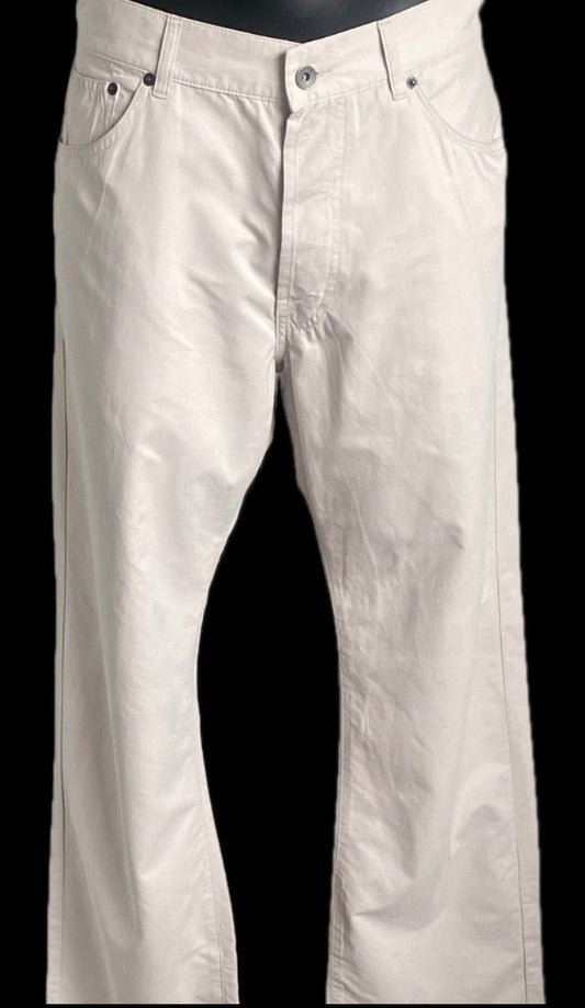 Paul Smith Cream Cotton Jeans W38x35 - Pre-loved