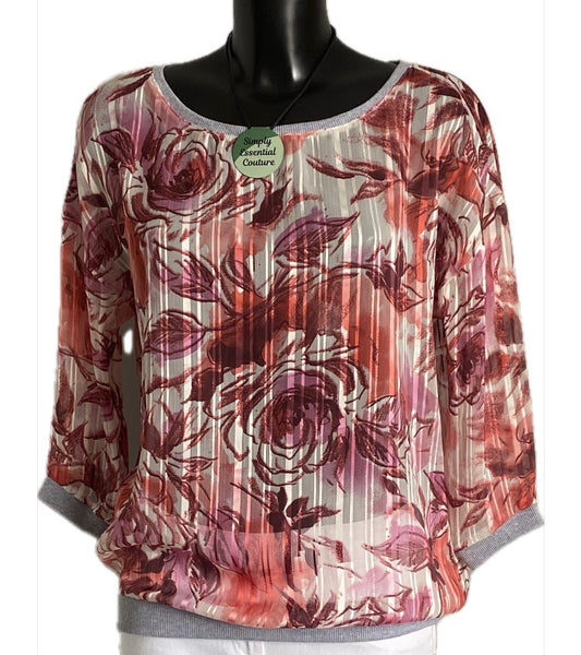 PuLLit Chiffon Top L - NEW with Tags