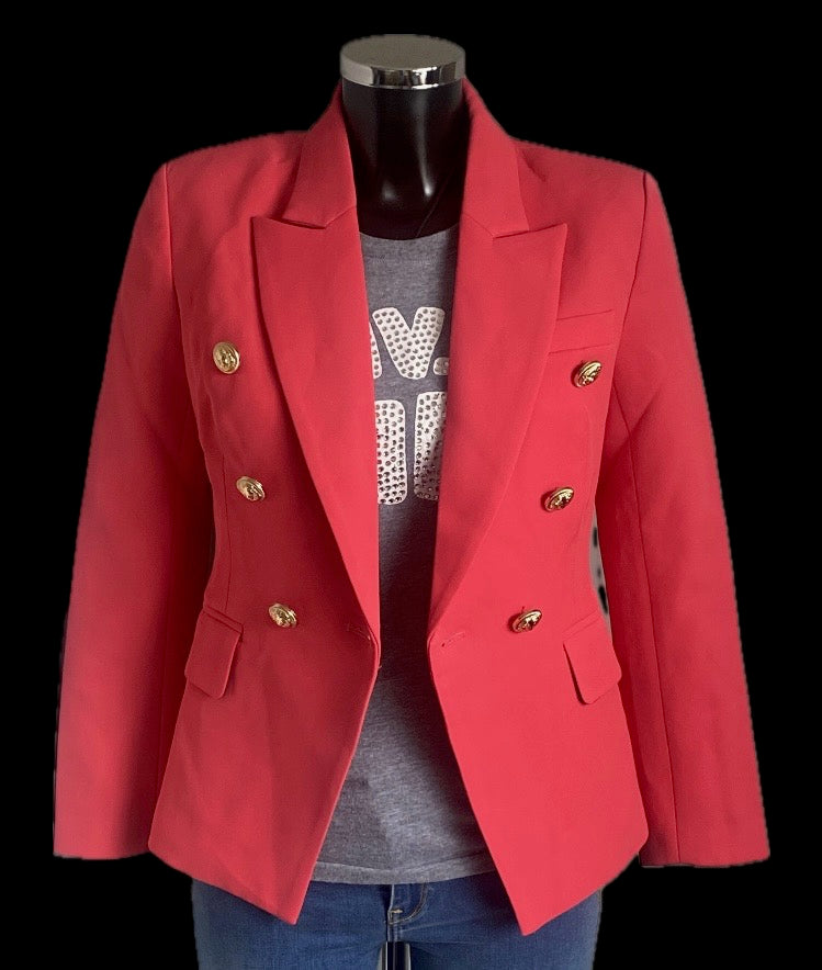 Pink Blazer Size M - Pre-loved