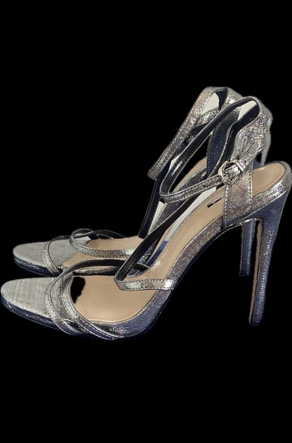 Carvela Silver Strappy Sandals - NEW