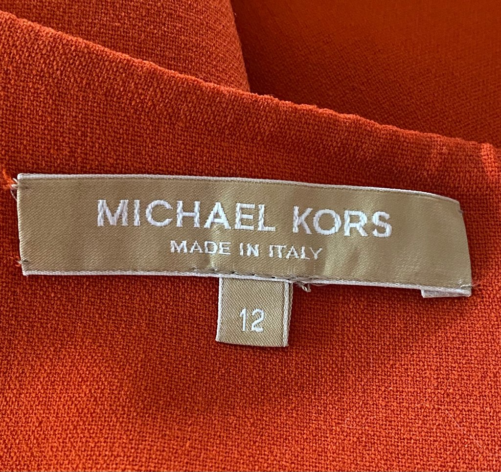 Michael Kors Orange Dress Size UK12 - Pre-loved