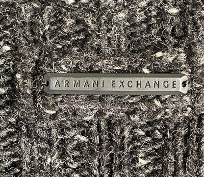 Armani Exchange Grey Chunky Cardigan Size XL - Pre-loved