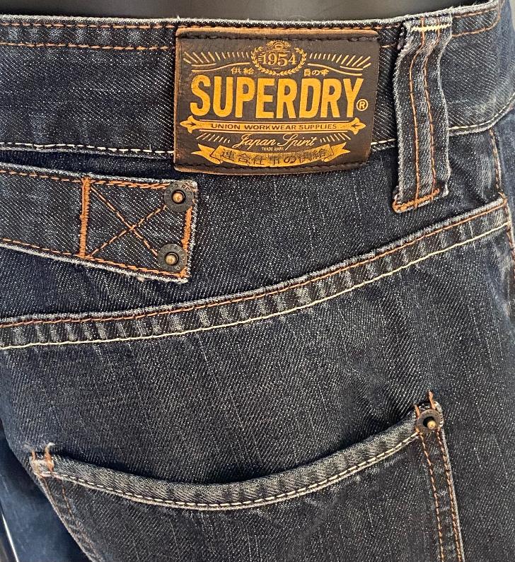 Vintage SuperDry Black Label Jeans W34x32 - Pre-loved