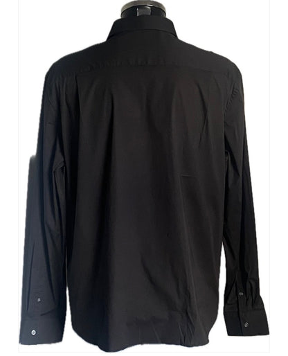 DKNY Black Shirt - 18" Collar - NEW with Tags