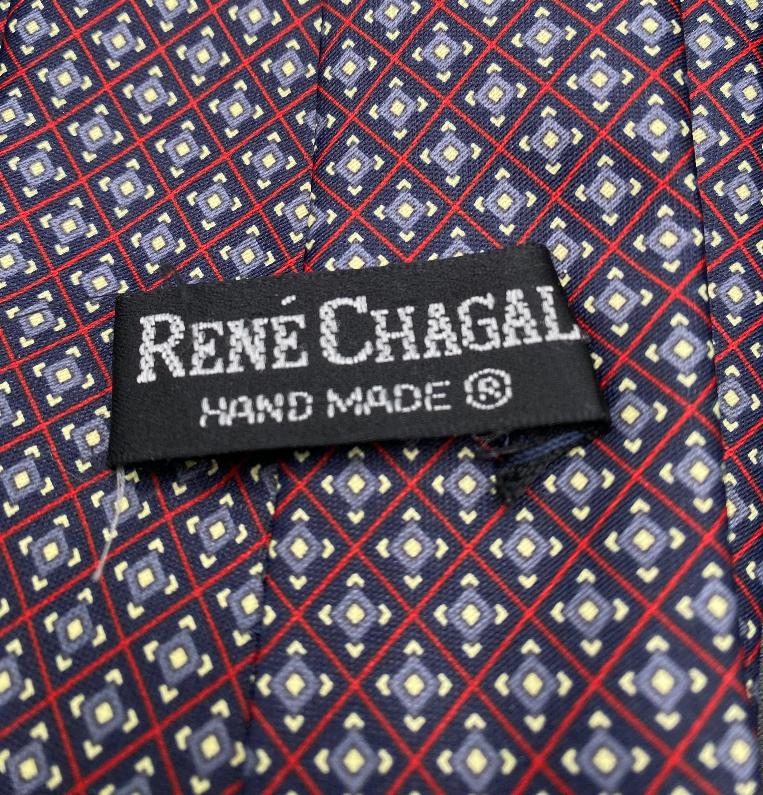 Rene Chagal Silk Tie - Pre-loved