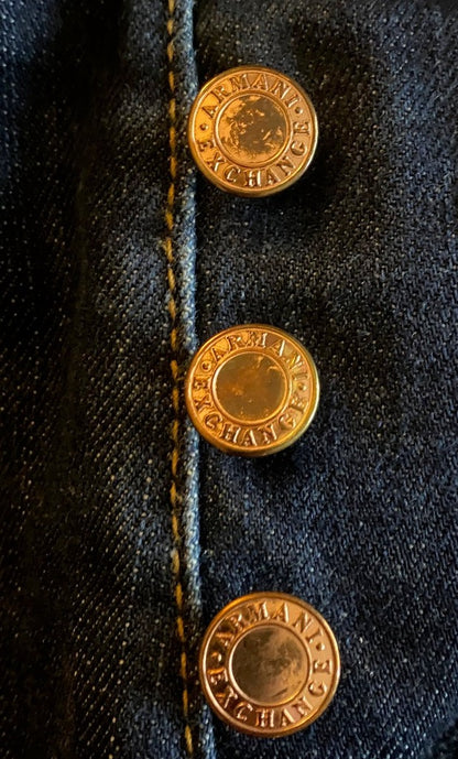 Armani Exchange Jeans - Dark Wash Navy - Size W30 - Pre-loved