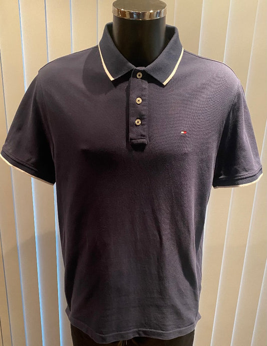 Tommy Hilfiger Blue Polo Golf Shirt size XL Pre-loved