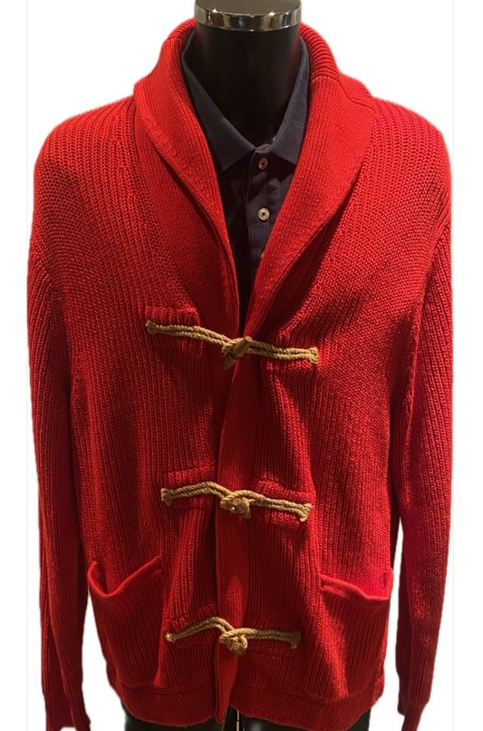 Polo Red Cardigan Size - XXL - NEW with Tags