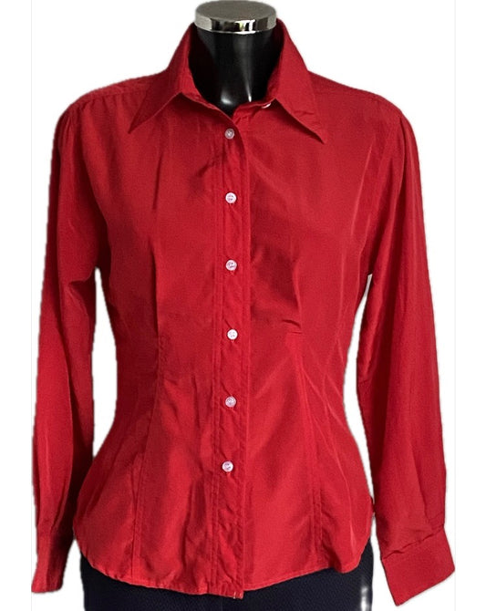 Silver River Red Shirt Size UK10 - NEW with No Tags