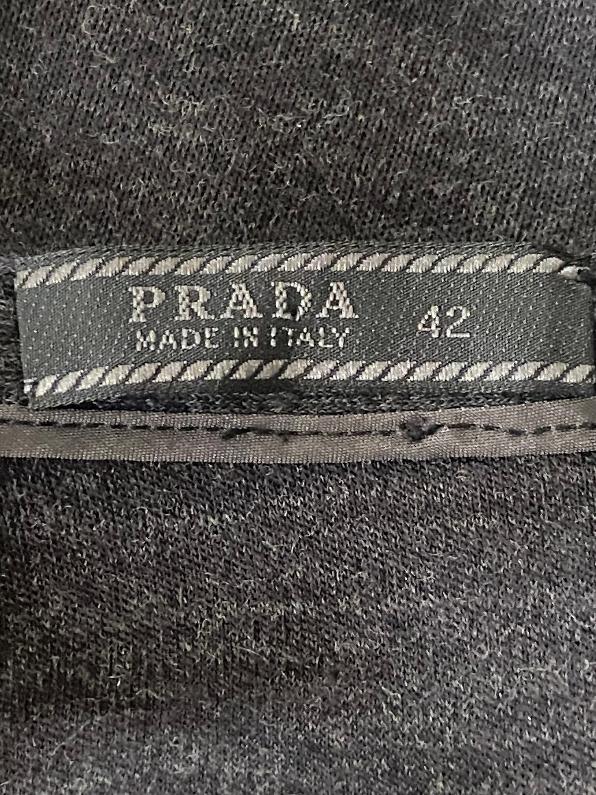 Vintage PRADA Grey Skirt Suit Size UK14 -Pre-loved