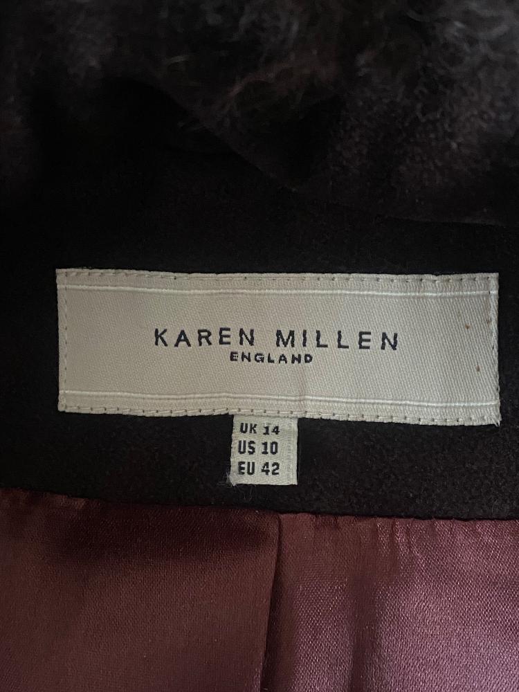 Vintage Karen Millen Afghan Coat Size UK14 - Pre-loved