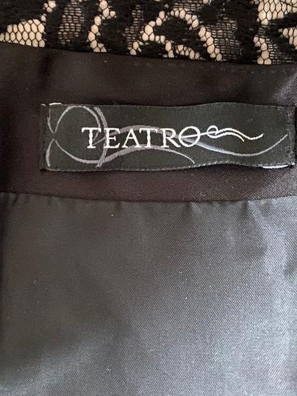 Teatro Black Dress Size UK12 - Pre-loved