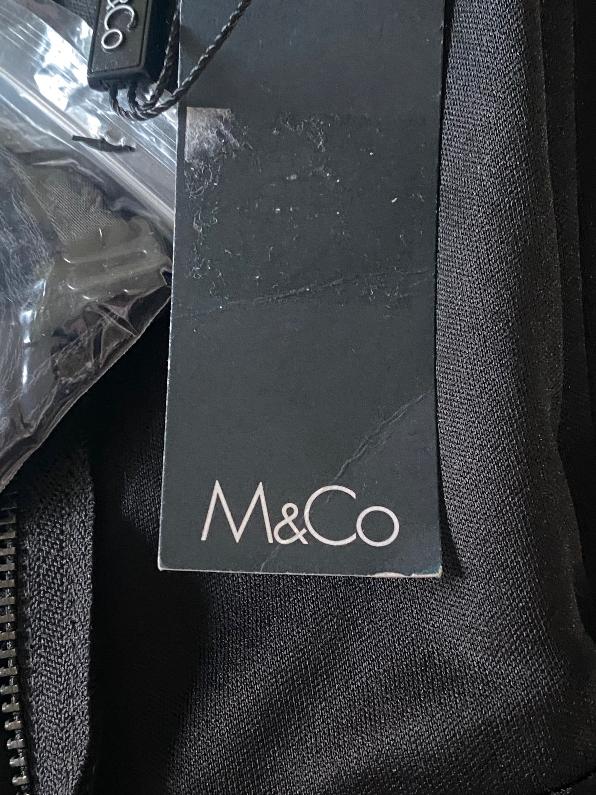 M&Co. Black Dress Size UK16 - NEW with Tags