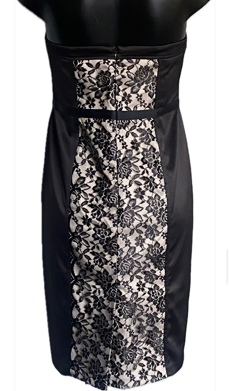 Teatro Black Dress Size UK12 - Pre-loved