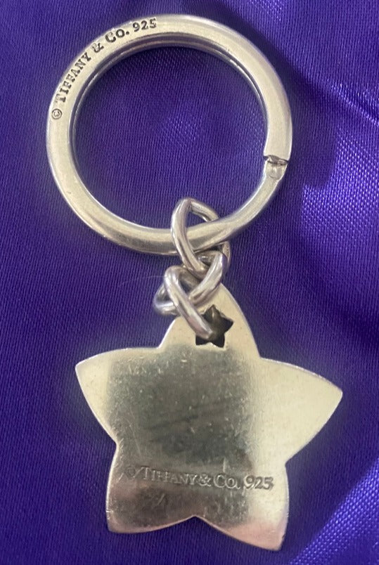 Tiffany & Co Silver Star Keyring