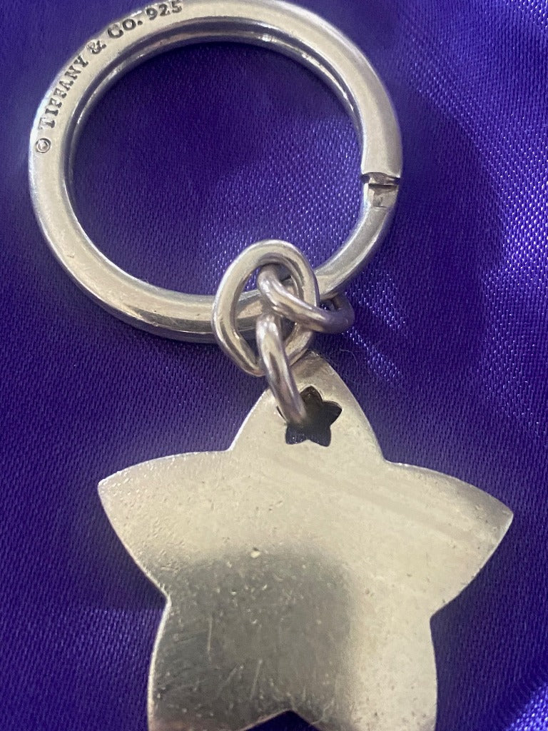 Tiffany & Co Silver Star Keyring