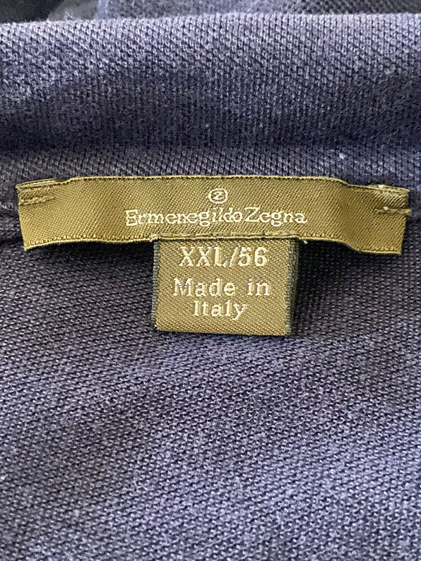 Vintage Ermeregildo Zegna Navy T-Shirt Size XXL