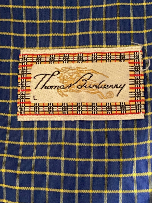 Vintage Thomas Burberry Shirt Size L - Pre-loved