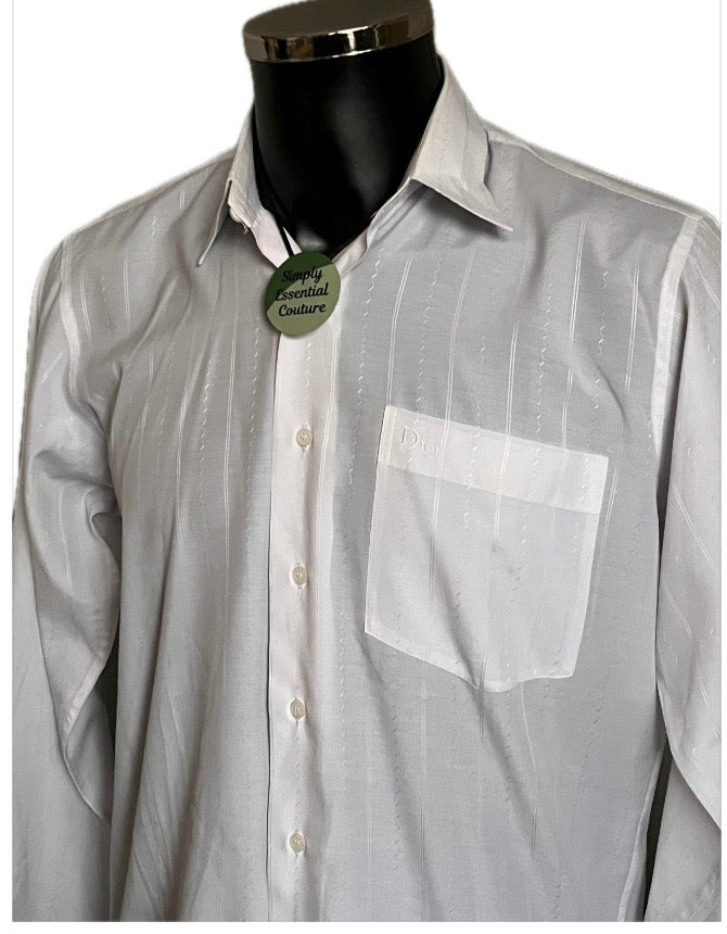 Vintage Dior Monsieur White Shirt - Pre-loved