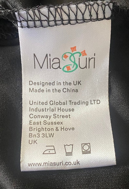 Mia Suri Black Dress - size UK16 NEW with Tags