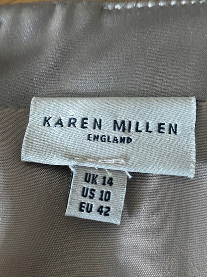 Karen MIllen Gold Dress - size UK14 - Pre-loved