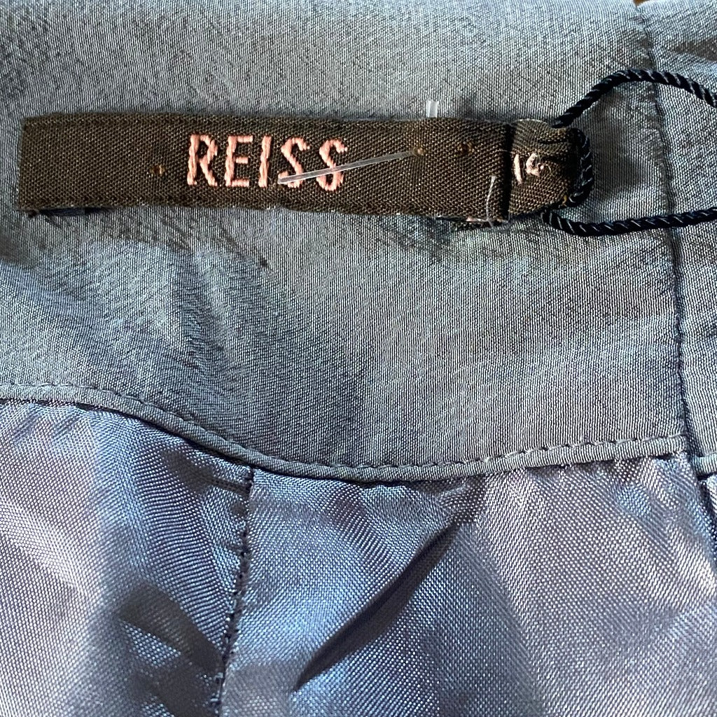 Reiss Grey Silk Skirt size UK14 - Pre-loved