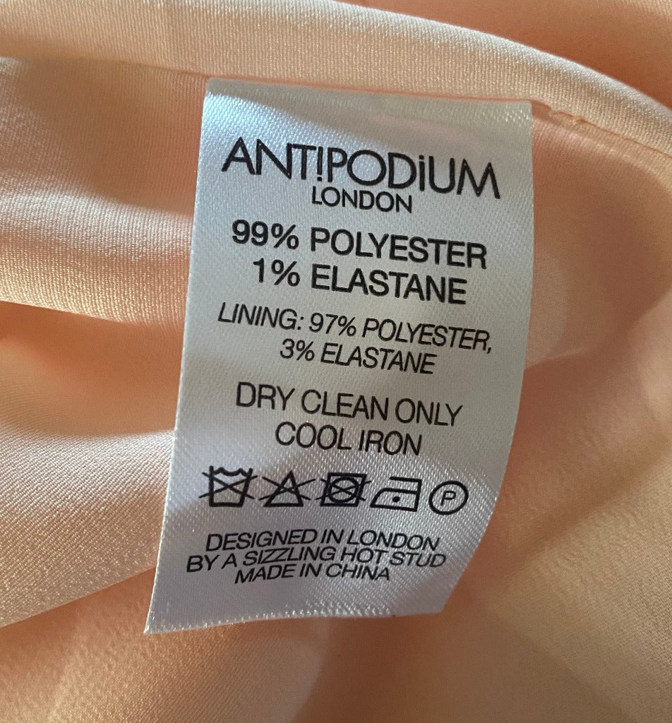 Antipodium London Orange Skirt Size UK8 - NEW with Tags