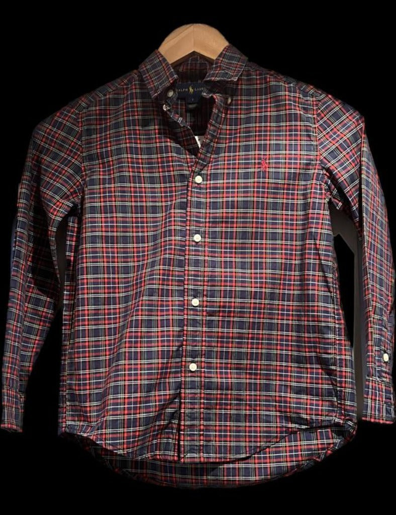 Polo Check Shirt age 7yrs - NEW