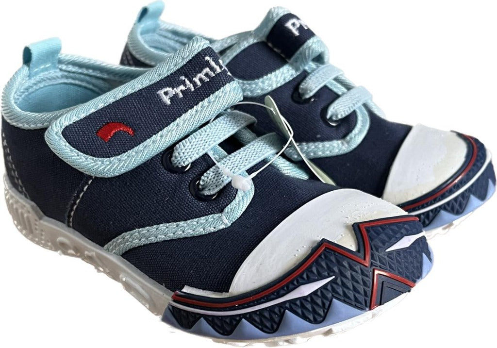 Primigi Blue & White Play Shoes size EU21 UK4.5 Infant NEW in Box