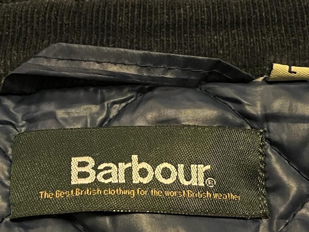 Barbour Navy Quilted Jacket - Size L - Pre-loved