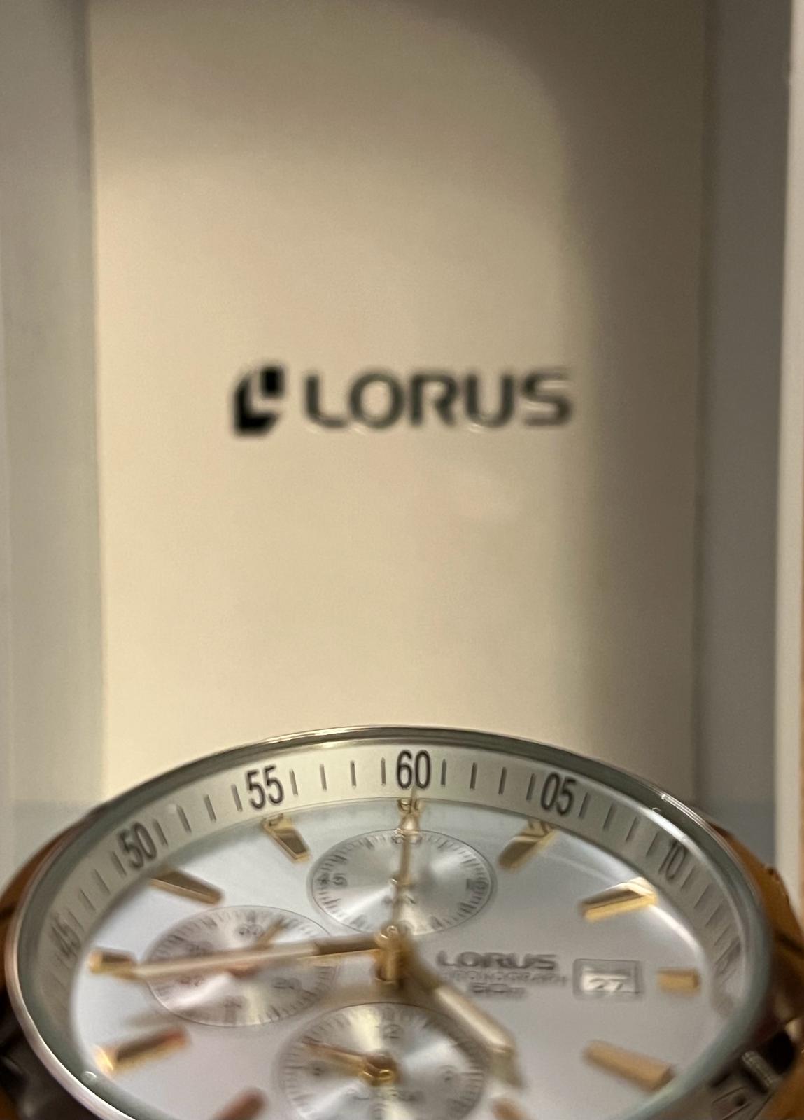 LORUS Chronograph Watch - New