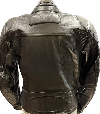 Alpine Wear Leather Biker Jacket - size UK 14 -  Pre-loved