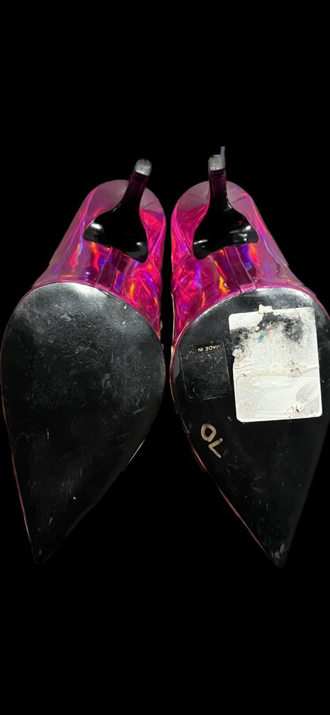 Stella McCartney Metallic Pink Shoes  - size UK3 - Pre-loved