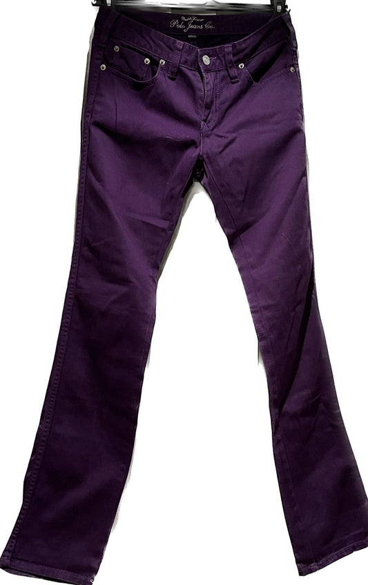 Vintage Polo Purple Jeans size UK8 - Pre-loved