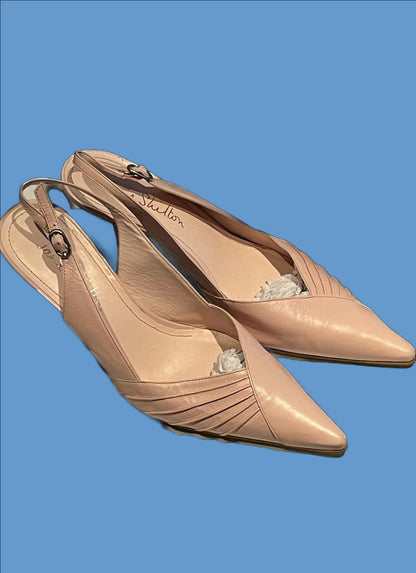 Vintage Jane Shilton Pink Shoes - size UK7 - Pre-loved