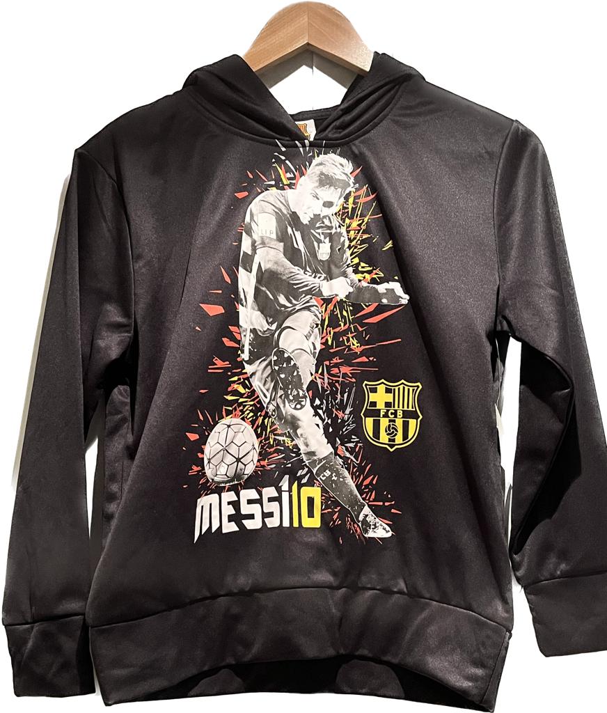 Messi - Barcelona FC - Black Hoodie size M  - NEW with Tags