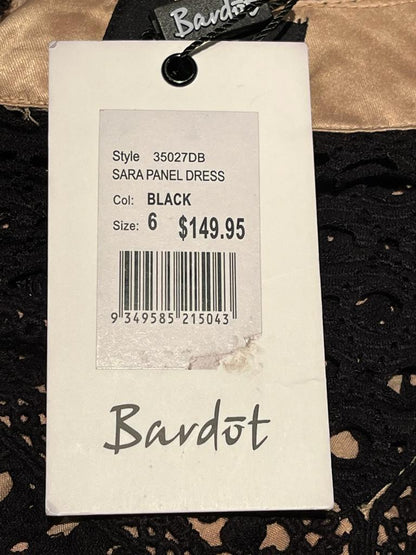 Bardot Black  Dress Size UK 6 - NEW