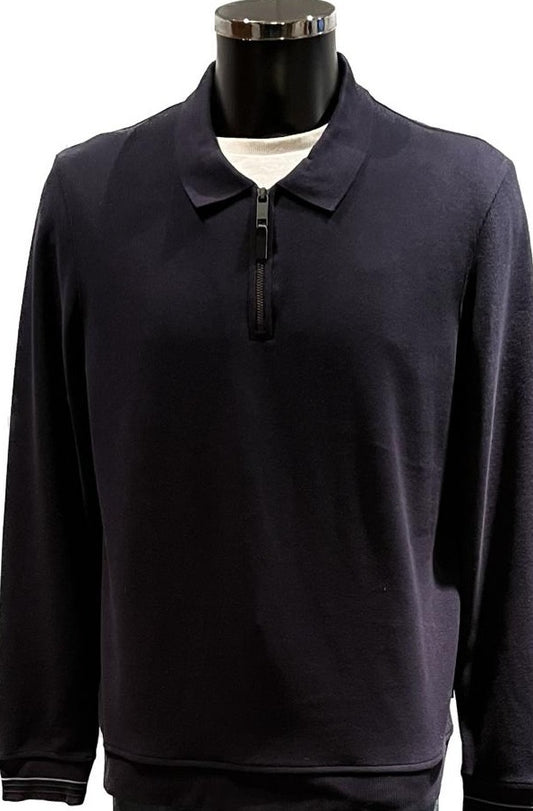 Ted Baker Navy Sweatshirt Size 4 UK L -Pre-loved